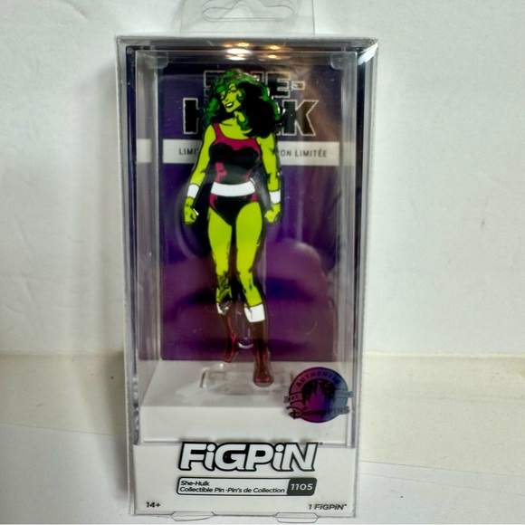 NWT. Disney Parks 2023 Marvel She Hulk #1105 LE Figpin Pin - Picture 1 of 10